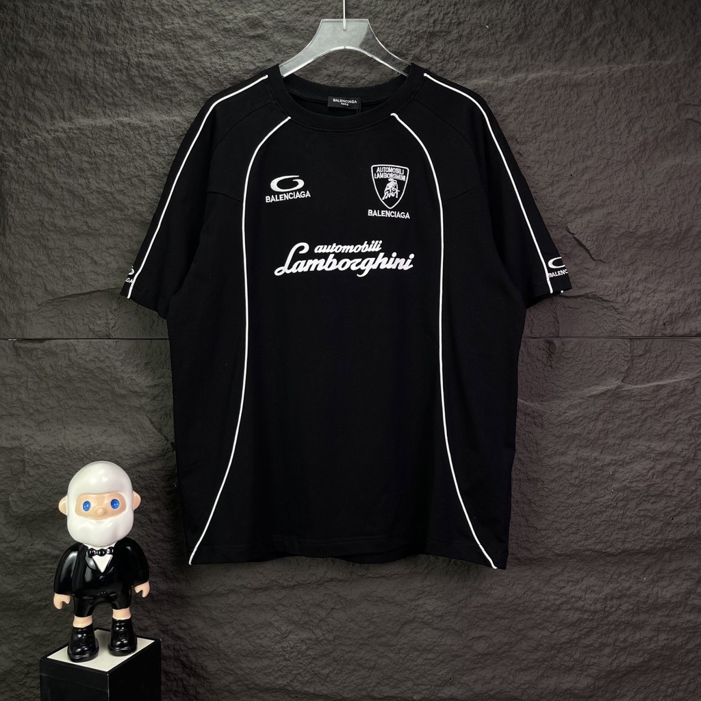 8PI0 B-LG Summer Embroidered printed co-branded jersey T T-shirt for Men and Women