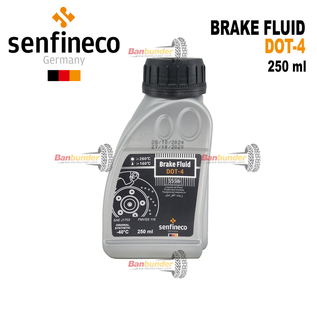 SENFINECO BRAKE FLUID DOT-4 - BRAKE FLUID DOT-4 - 250ML