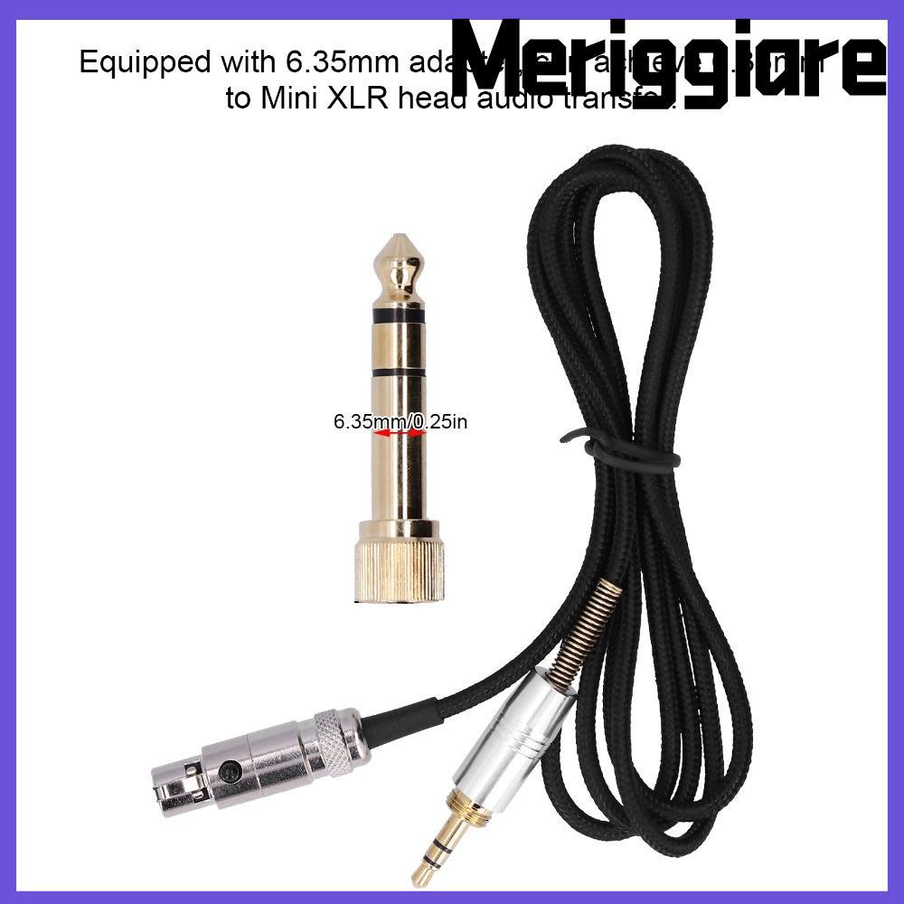 MERIGGIARE หูฟังเปลี่ยนสาย, 2 M / 6.5ft Plug and Play หูฟังอัพเกรดลวด, 6.35 มม./3.5 มม.ไปยัง Mini XL