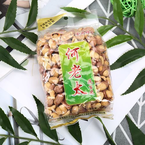Anqing ผลิตภัณฑ์ทอดพิเศษถั่วลิสงเขาลาวไตห้ารสถั่วดั้งเดิมห้าธัญพืชถั่วกว้างของว่าง