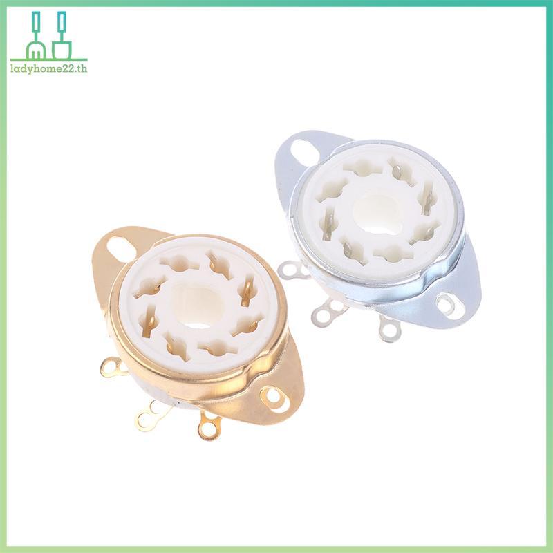 DOULLADY 1 PC 8Pin GZC8-Y-6 Octal Tube Soet เซรามิควาล์วฐาน Ja สําหรับ KT88/6550/EL34/6P6P/6V6/6N8P/