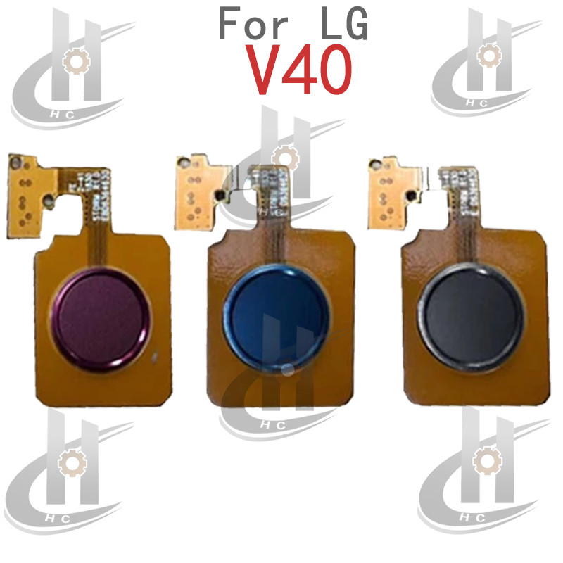 ลายนิ้วมือ Touch Sensor Finger Power Switch ON OFF ปุ่มด้านข้าง Key Flex Cable สําหรับ LG V40