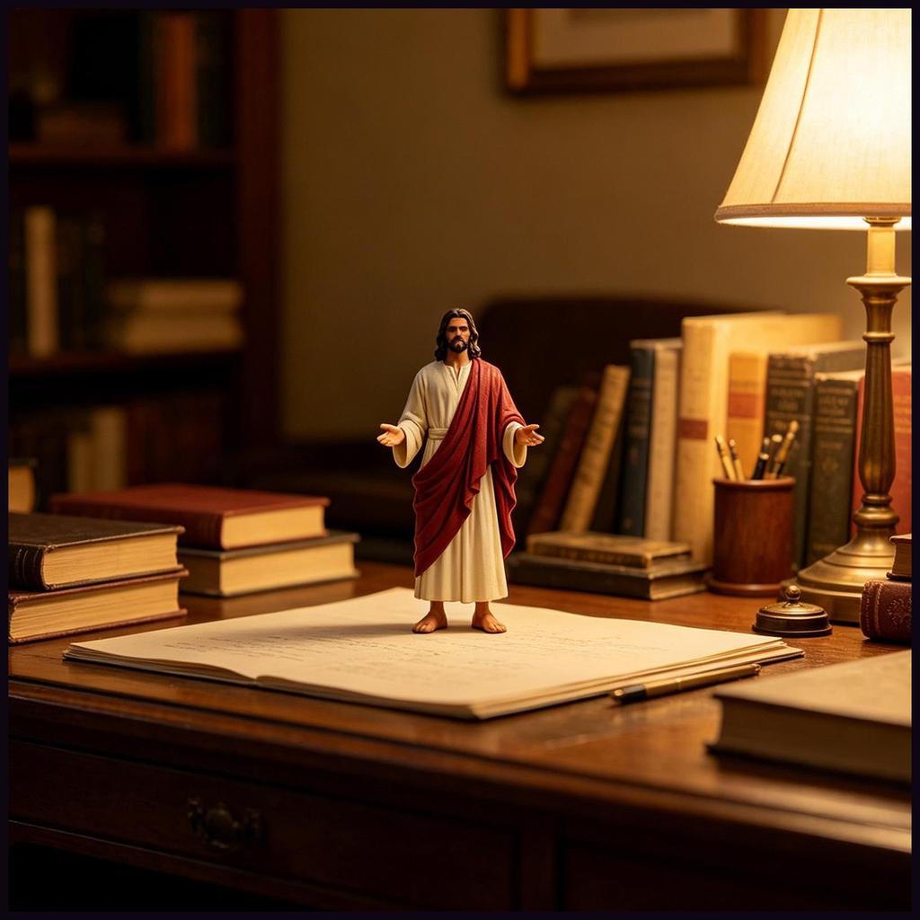 Jesus Christ Figurines Faith-Based Decor 1/6 Scale Jesus Christ รูปปั้นเปิดแขนสําหรับ Home Apartment