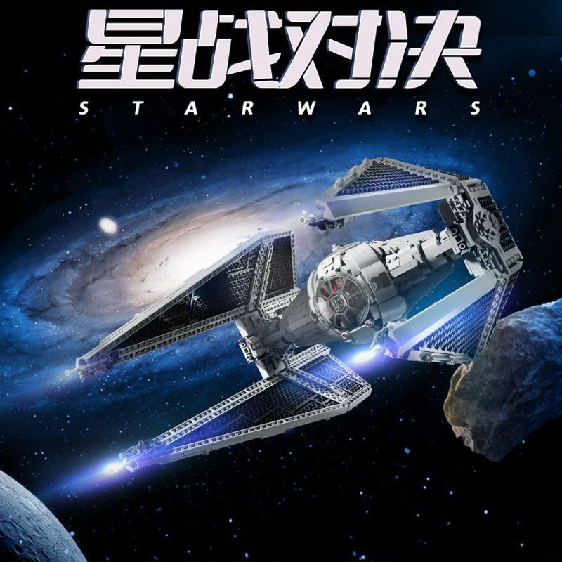 เข้ากันได้กับ Lego Star Wars Series TIE Interceptor 75382 ชิ้นประกอบของเล่นของขวัญบล็อกตัวต่อ