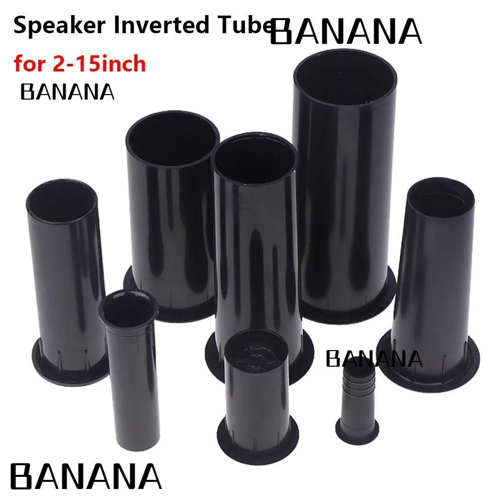 BANANA1 1 ชิ้น Inverted Tube,พลาสติก Bass Reflexes Speaker Port Tube, Durable Vent Guide Tube สําหรับลําโพง 2-15 นิ้ว
