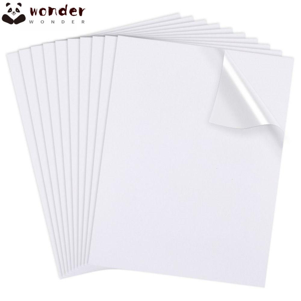 WONDER กระดาษที่ละลายน้ําได้, DIY Handmade Iron-on Patch, อุปกรณ์เย็บผ้า Self กาวเปล่า Hand เย็บ Stabilizers สําหรับเสื้อผ้าเสื้อยืดกระเป๋าเป้สะพายหลังกางเกง
