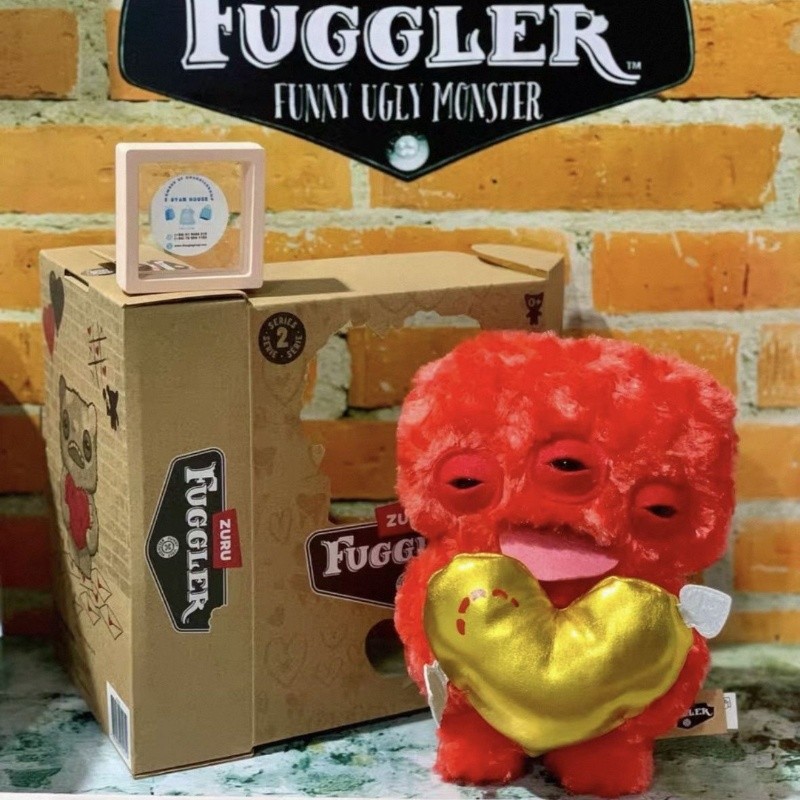 【พร้อมส่ง】fuggler funny ugly monster Fuggler Love Monster UK ของแท้รุ่นเล่นฟันเด็กตุ๊กตามอนสเตอร์ ตุ