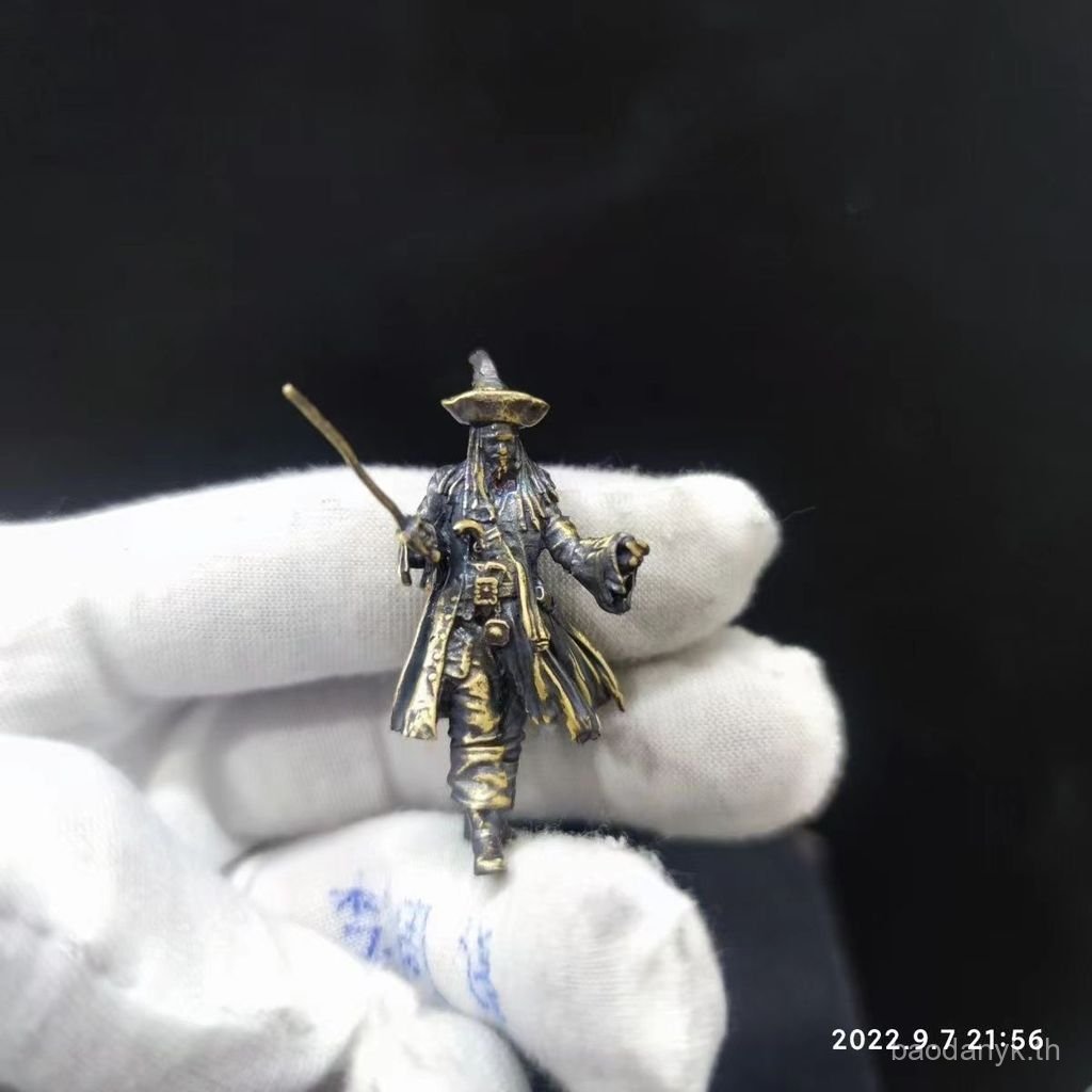 Pirates of the Caribbean Hand-Made Merchandise Jack Spallo กัปตันจี้สร้อยคอพวงกุญแจรุ่นเครื่องประดับ