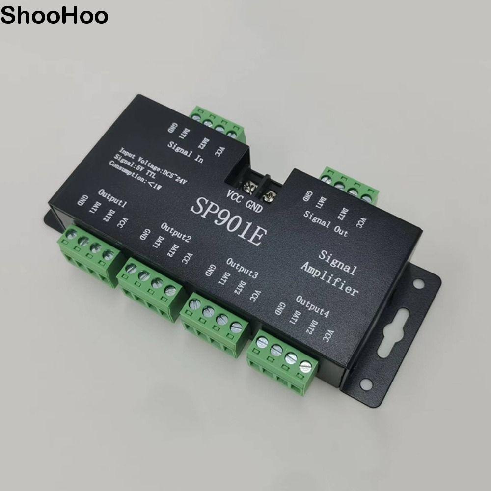 SHOOHOO Light Strip Repeater, DC12-24V LED Pixel Strip SP901E เครื่องขยายสัญญาณ, แอดเดรสแอดเดรสแอดเด