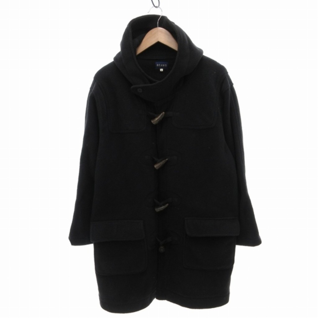 BEAMS Coat Duffle black Direct from Japan Secondhand