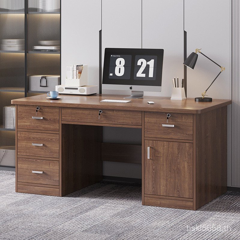 โต๊ะเขียนหนังสือโต๊ะที่ทันสมัยสํานักงานสํานักงานโต๊ะนักเรียนที่เรียบง่ายในครัวเรือนโต๊ะคอมพิวเตอร์ห้