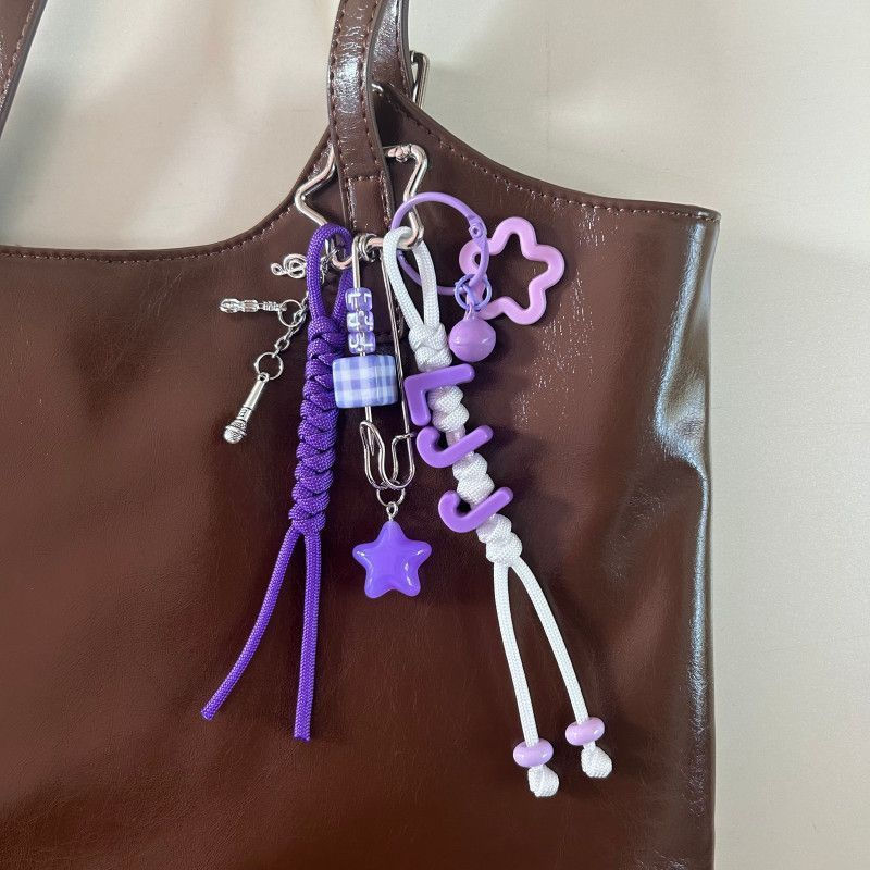 JJLIN JJLIN สินค้าเครื่องประดับเชือกแขวนถัก miu Series กระเป๋าจี้พวงกุญแจแฟนสนับสนุนเหตุการณ์ของขวัญ