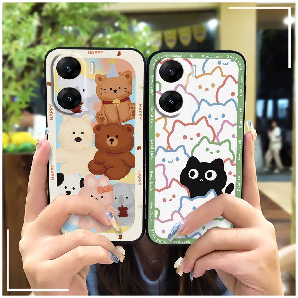 การออกแบบแฟชั่นป้องกันฝุ่นเคสโทรศัพท์สําหรับ VIVO V29E india น่ารักทนทานกันกระแทกเต็มห่อปกหลัง Anti-