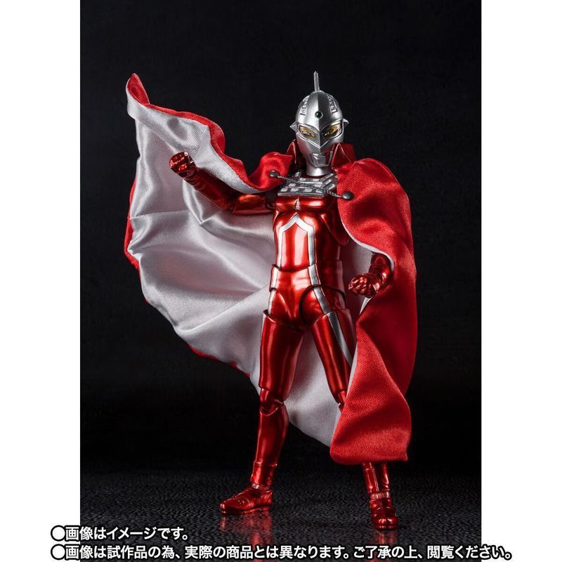 Bandai SHF SEVEN Ultraman ครบรอบ 55 ปี พร้อมเสื้อคลุม SEVEN Master SEVEN Superman No. 7
