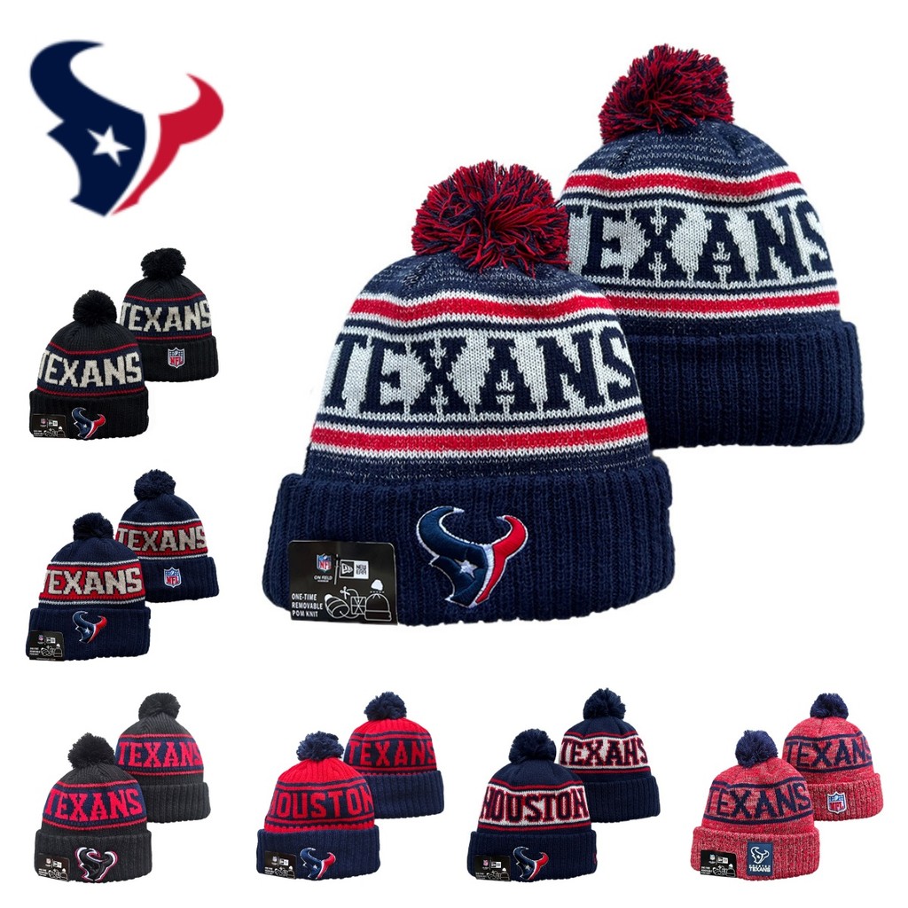 การออกแบบเย็บปักถักร้อย NFL HOUSTON TEXANS - ฮิปฮอปอเมริกัน - ใหม่/เอรา - สีดําและสีแดง