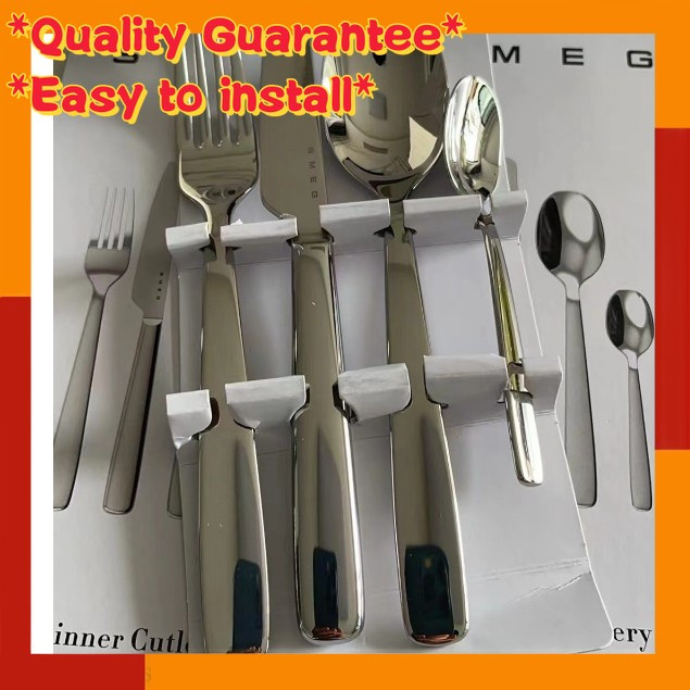 Western-style steak knife, fork, and spoon four-piece set, stainless steel household knife and spoon