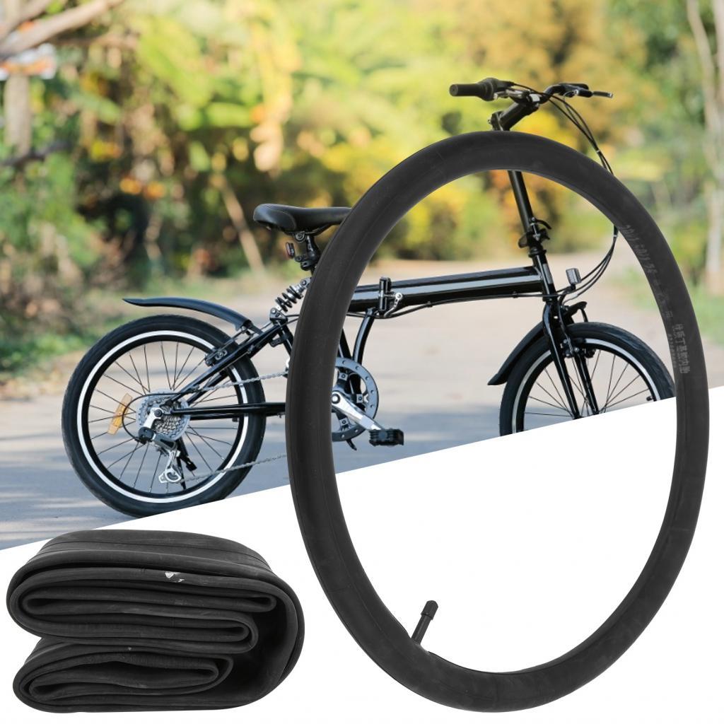 Ssrrou aqxreight 20x1.50 1.75 ยางในจักรยาน 20 นิ้วท่อยางสําหรับจักรยานพับทําจากหลอด 20 นิ้วหลอดจักรย