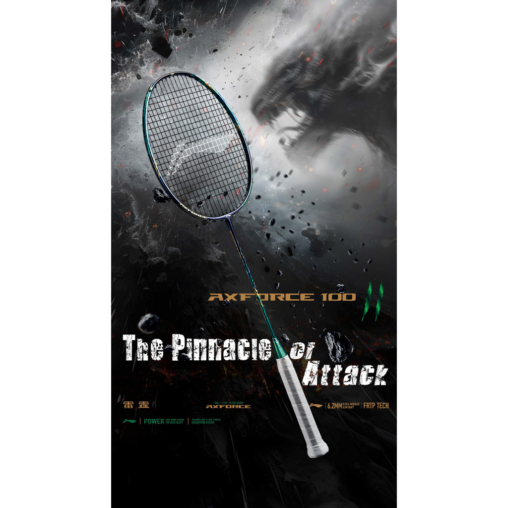 ไม้แบดมินตัน Li-ning Axforce 100 Gen 2 (The PINACLE OF ATTACK) ประกันไทย 6 เดือน
