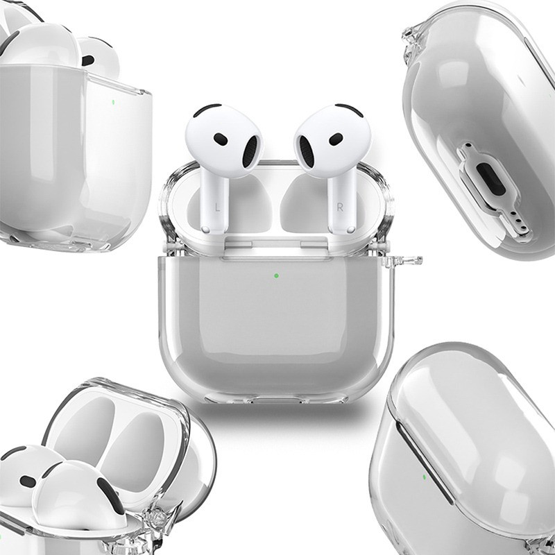 Soft TPU หูฟังไร้สายบลูทูธเคส สำหรับ Airpods3 เคส สำหรับ Airpod 4 Airpods pro4  Silicone หูฟังเคส