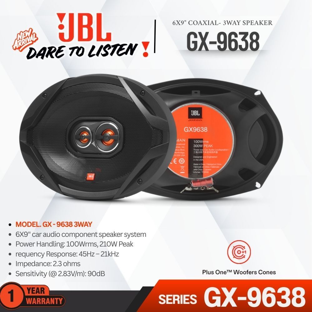 L2D CARAUDIO JBL CLASS TOP GX 9638 ลำโพงติดรถยนต์ 6×9นิ้ว 45Hz – 21KHz กำลังขับ 210watts เสียงครบทุกย่าน ราคา ถูกที่สุด ดีลบีเคเค แกลเลอรีภาพที่ 2