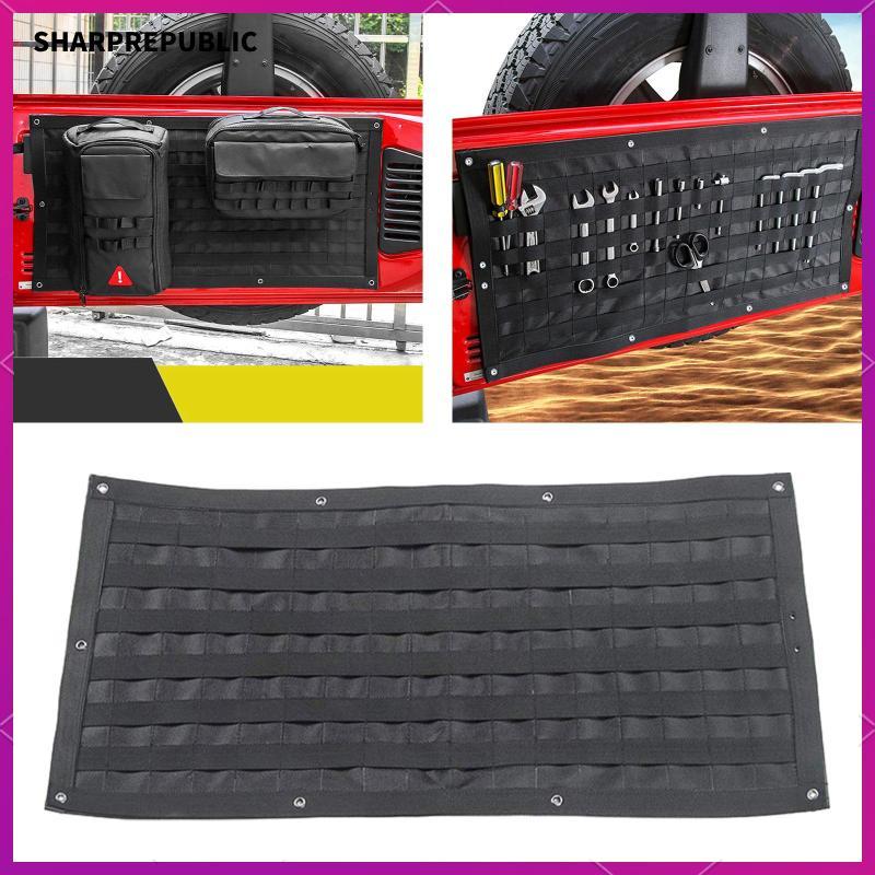 [Sharprepublic] Car Trunk Storage Organizer Heavy Duty Oxford ผ้า Tailgate กระเป๋าเครื่องมือกระเป๋าส