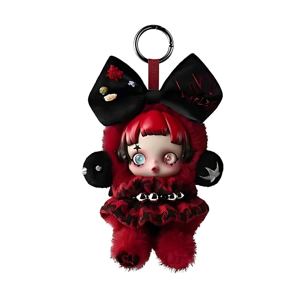 POP MART POP MART SKULLPANDA6kHZ Hertz Vinyl Plush Charm ของขวัญ UNGG