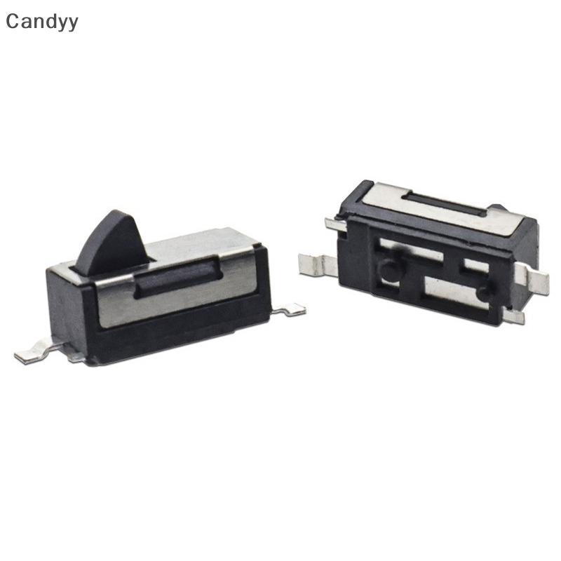 NDY 10 ชิ้น KFC-W-03 จํากัดกล้องรีเซ็ต Micro Silent Switch 2Pin สีดําภายในฤดูใบไม้ผลิการตรวจจับ Ligh