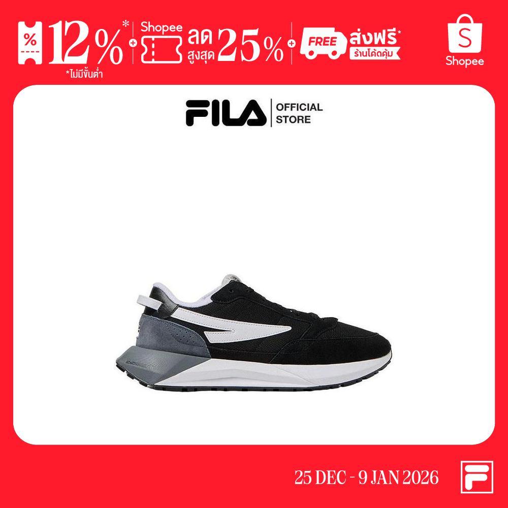 FILA รองเท้าออกกำลังกายผู้ใหญ่ RACER ENERGIZED รุ่น 1RM02779 - BLACK