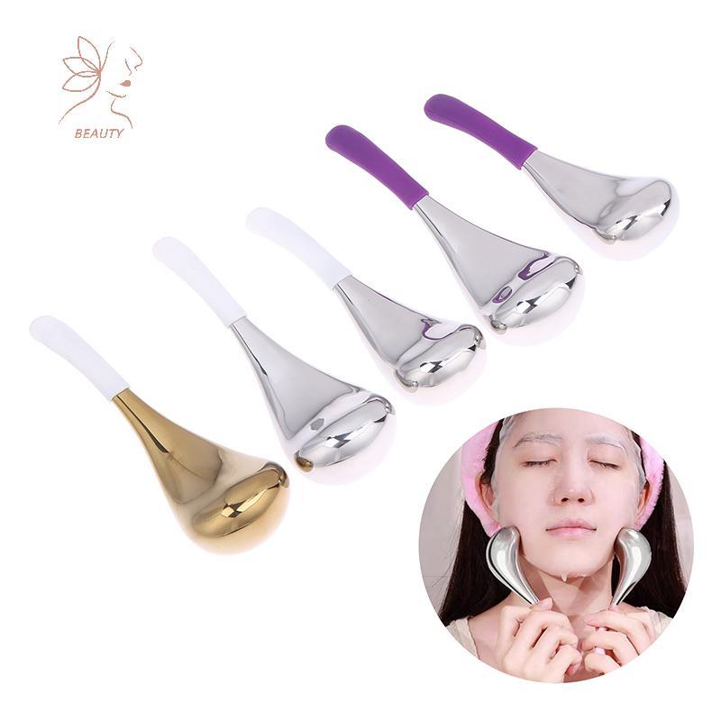 [maybeauty] Cooling Face Massage Ice Globes Spoon Facials Cryo Sticks Cold Beauty Facial Roller สําหรับลดอาการบวม {TH}