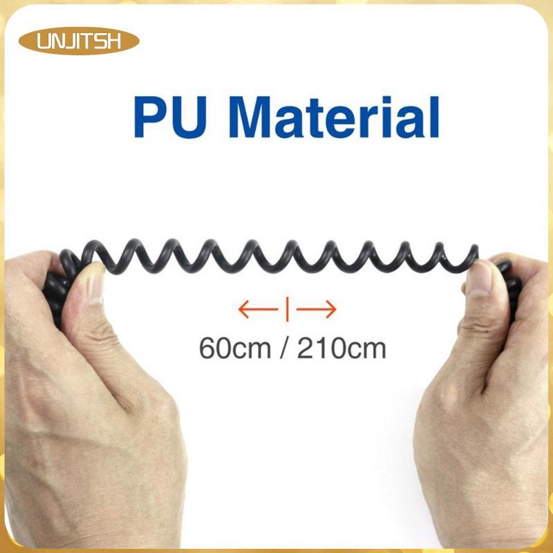 [unjitsh] Push-to-Talk PTT Radio Speaker Mic สําหรับ BaoFeng BF-888s Two Way Radio สีดํา