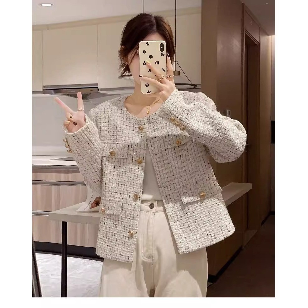 2025 รูปแบบใหม่ รุ่นใหม่ เสื้อทวิต เบลเซอร์ มินิมอล แฟชั่น Blazer คาร์ดิแกน จัดส่งสินค้า 📸 - รูปที่ 5