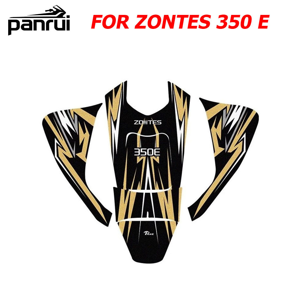 สําหรับ ZONTES 350 E 350E E 350 การใช้ถังสติกเกอร์ป้องกันรูปลอก 350E Body Scratch Proof ตกแต่งสติกเก