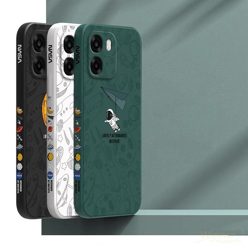เคส OPPO A6 5G A6 A6X A6 Pro A9 2020 A5 2020 A92 A52 A53 A33 เคสโทรศัพท์นักบินอวกาศเคสโทรศัพท์ธีมอวกาศ TKR