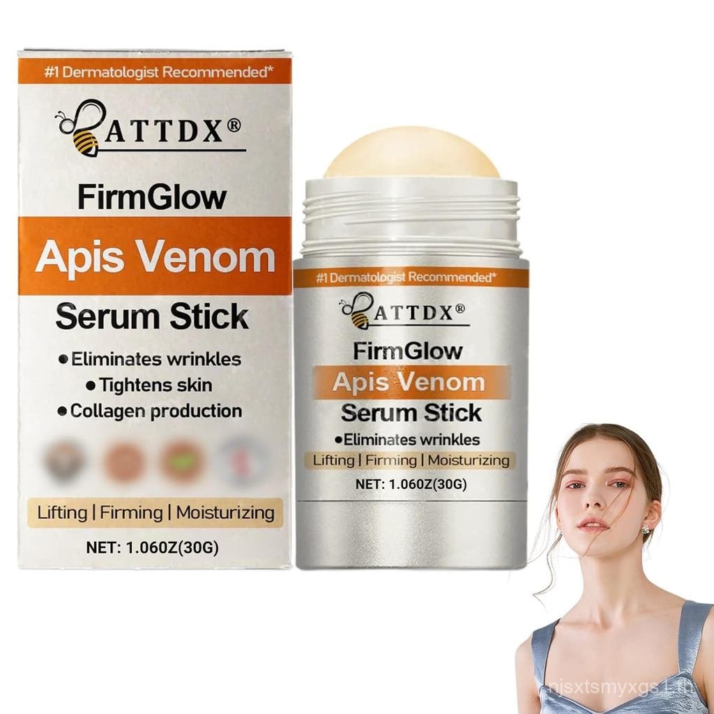 ATTDX FirmGlow Apis Venom Serum Stick, Advanced Firming and Wrinkle Reducing Cream, Botox Bee Venom 