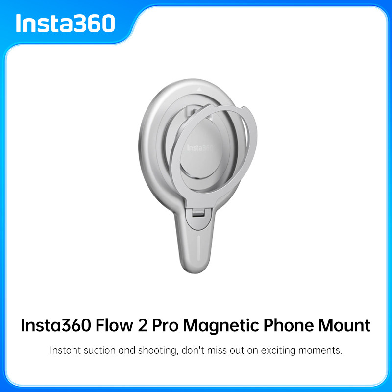 Insta360 Flow 2 Pro Magnetic Phone Mount Snap MagSafe แม่เหล็ก Clamp สําหรับ iPhone 16 15 สําหรับ In