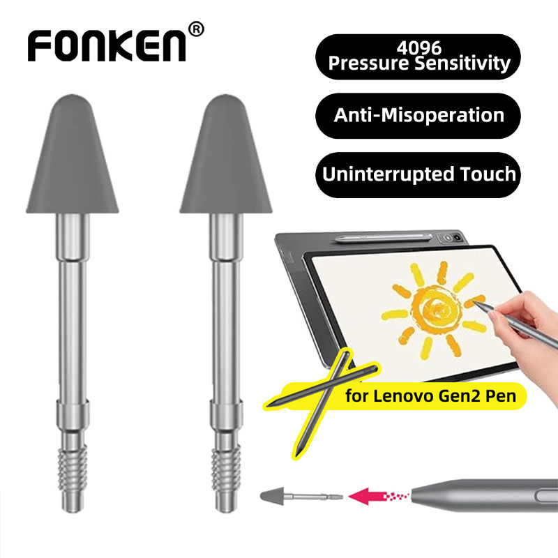 Fonken Pencil Nibs สําหรับ Lenovo Gen 2 ปากกา Stylus เปลี่ยนเติมปลายปากกาอะไหล่