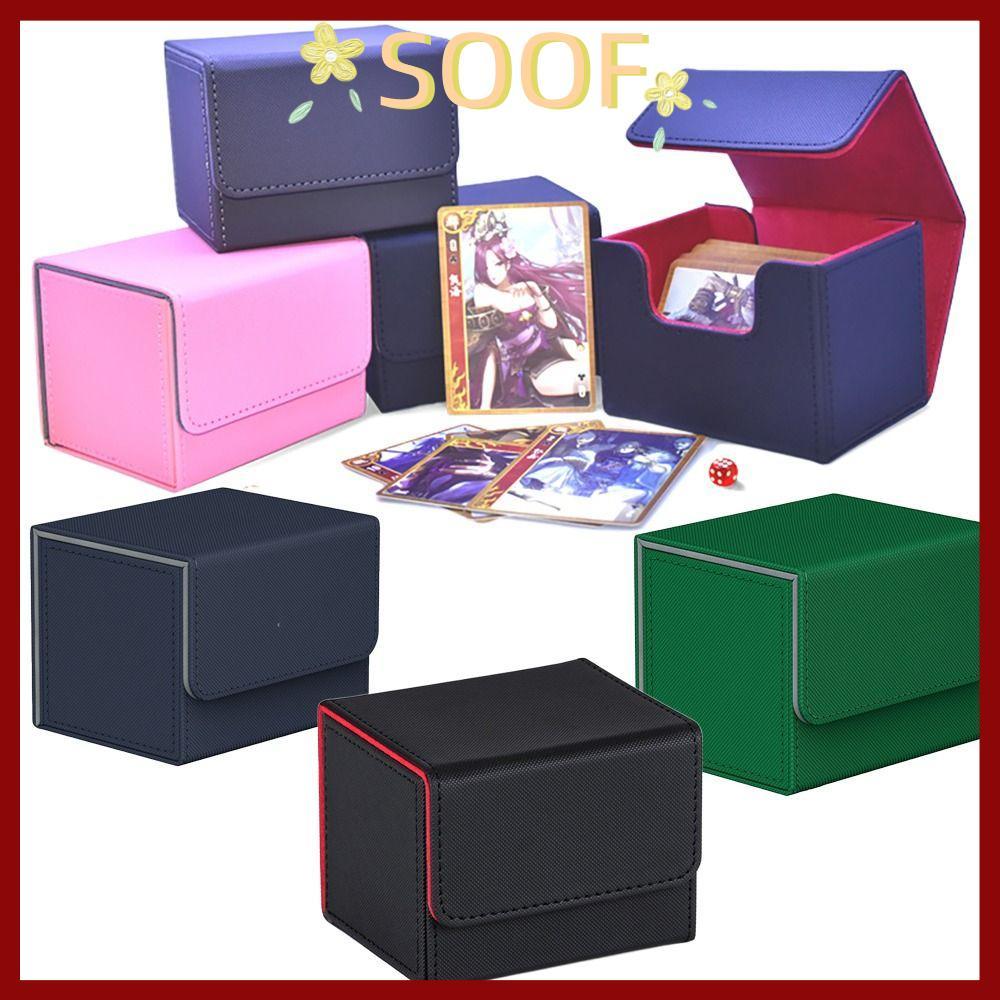 SOOF เกม MTG Trading Card Holder, Organizer Storage Deck กล่อง,ของขวัญกล่อง Protectors ของขวัญกล่องสะสมเกมกล่องเก็บผู้หญิงผู้ชาย