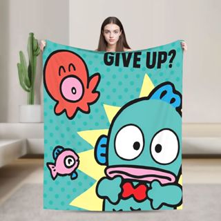 Hangyodon ให้ผ้าห่ม Flannel สุดยอดผ้าห่มโยนอุ่นสําหรับเก้าอี…