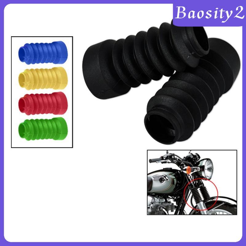 [Baosity2] Motorcycle Fork Boots Shock Covers Rubber Front Shock Damping for CR CRF Dirt Bike Univer