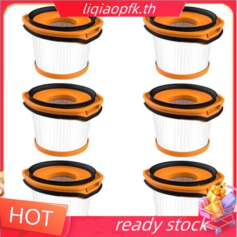 Ready store 6 ชิ้นกรองทดแทนสําหรับระบบ Wandvac WV360 WS620 WS630 WS632 ไร้สายสูญญากาศ,Compare to Par