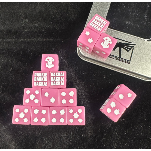 Oak Orc DICE Warhammer DICE 40k DICE Legion DICE WB DICE WORD BEARERS DICE