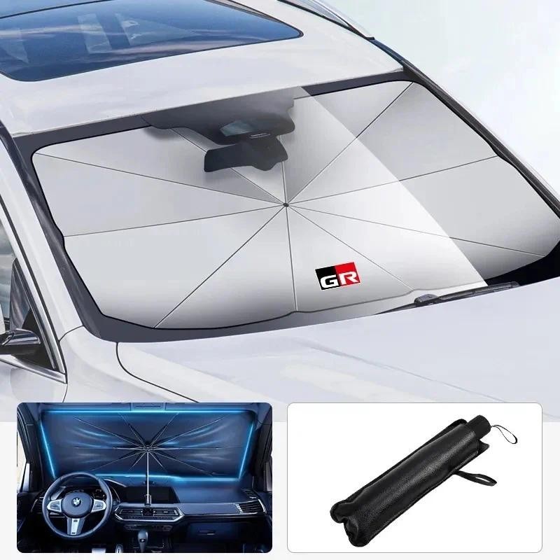 สําหรับ Toyota GR Sport Supra C-HR RAV4 Prius Corolla Camry Yaris Land Cruiser กระจกรถยนต์ Sun Shade