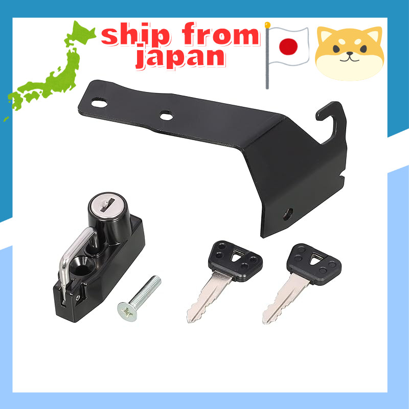 KITACO K TOUR Helmet Holder Type 2 Bolt-On Steel Black for CT125 Hunter Cub (JA55/JA65) 80-564-14701