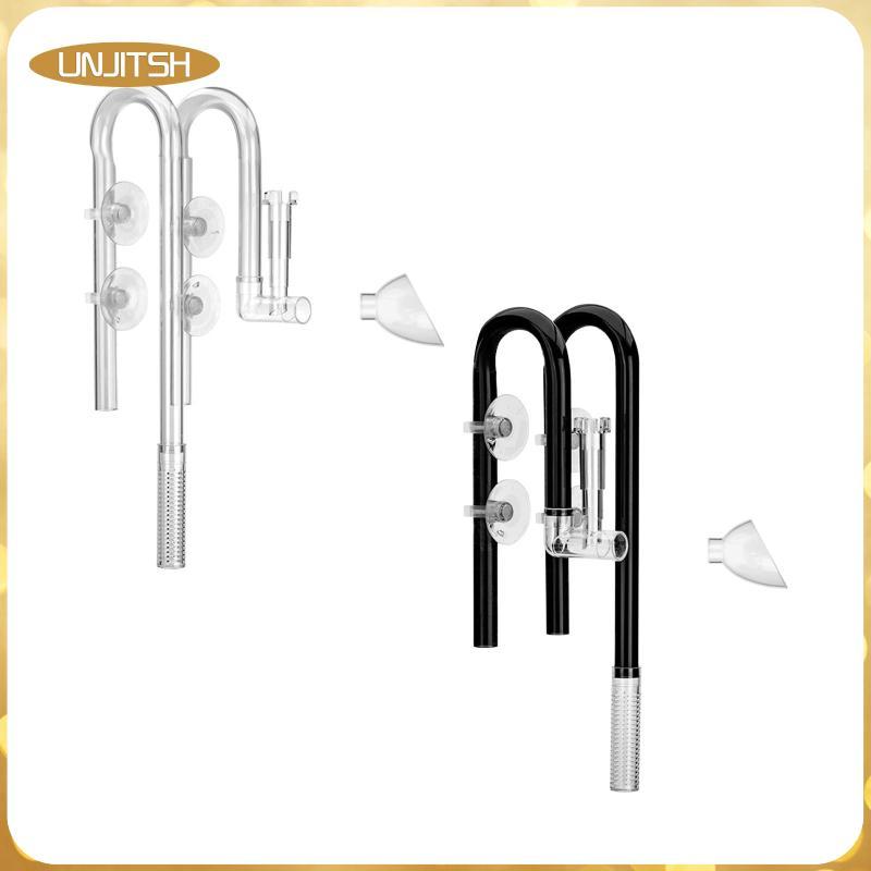 [unjitsh] Aquarium Lily Pipe Inflow Outflow พลาสติกกําจัดฟิล์มน้ํามันชุดสําหรับบ่อปลาปั๊มกรองและน้ํา