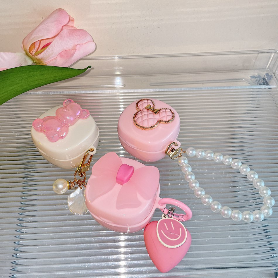 Ins การ์ตูนสําหรับ Soundcore R50i NC / K20i / R60i NC / R50i กรณี keychian & ซิลิโคนหูฟังสําหรับ Sou