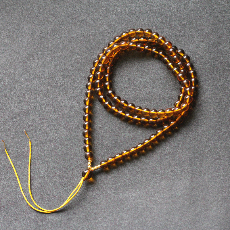 สีแก้วพระพุทธรูปลูกปัดธรรมะประกอบของขวัญอุปกรณ์เสริมจับคู่เชือก ทําเอง108 ชิ้น ตัวเว้นวรรค กilt ลูกป