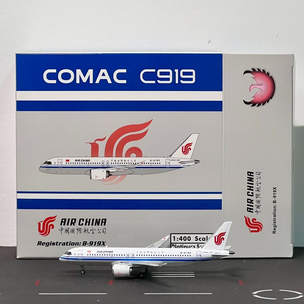 Phoenix 1: 400 เครื่องบินรุ่น China International Airlines Comac C919 B-919X ยี่ห้อใหม่จัดส่งฟรี