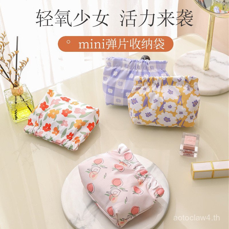 กันน้ํา Shrrapnel พิมพ์กระเป๋าเก็บกระเป๋าเครื่องสําอางสไตล์ใหม่ Carry-on Key ลิปสติก Mini Storage กร