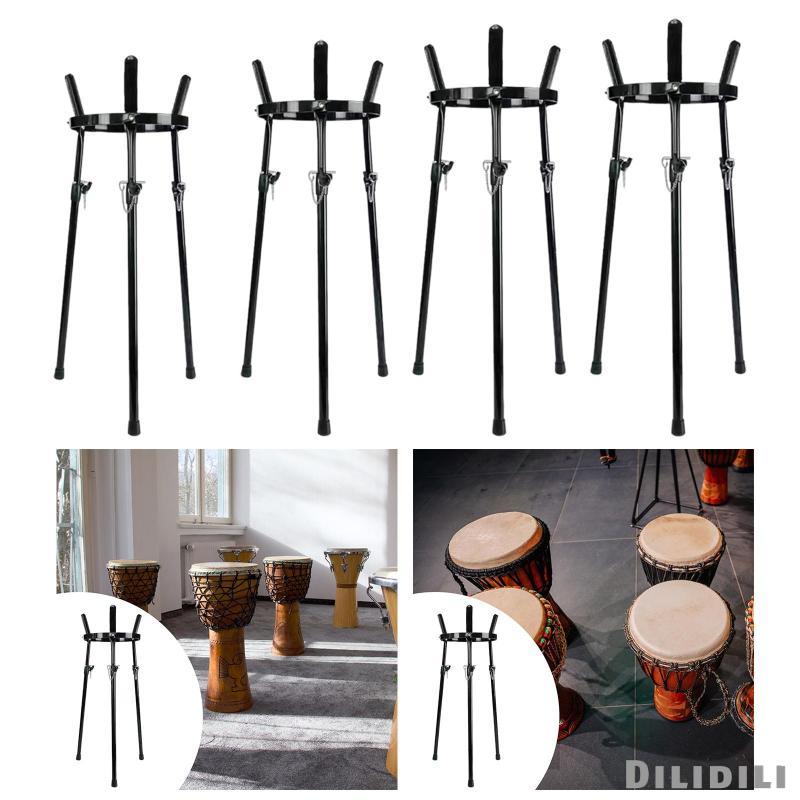 [Dilidili] Travel Djembe Drum Stand ที่วางขาตั้งกล้องโลหะน้ําหนักเบาสําหรับอุปกรณ์เสริมเครื่องเพอร์ค