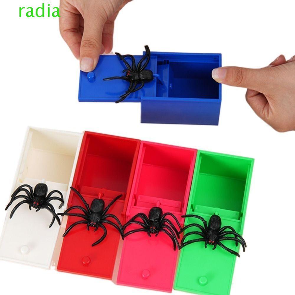 RADIANTZAP Spider Box, Funny Play Scare Toy Box, Surprising Box Bug Trick ที่น่าสนใจ Prank Toy Kid